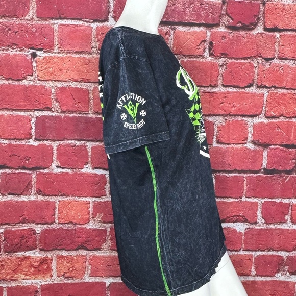 Affliction Daytona Women’s Graphic Baby Tee -Size: XL - NWT - Picture 4 of 12